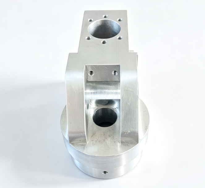 A specialized connection base for mechanical assembly, manufactured through integral milling of multiple structural components, ensuring high assembly fit accuracy.